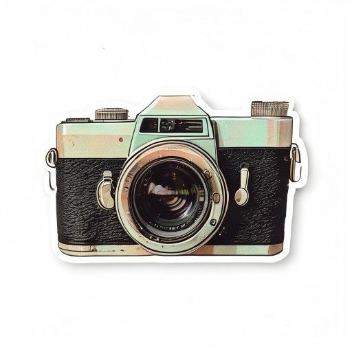 a vintage film camera